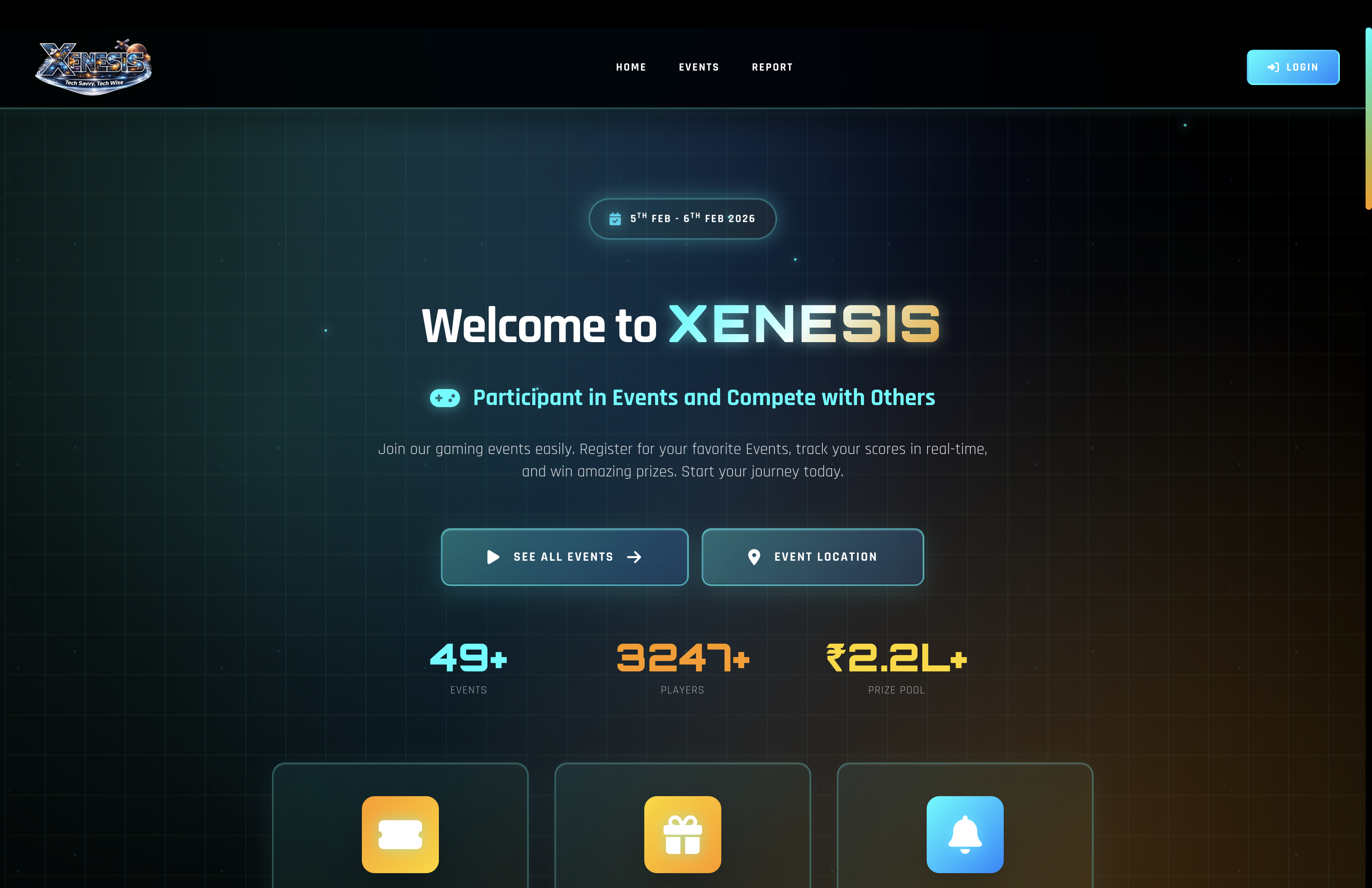 Xenesis 2026 Event Website preview image
